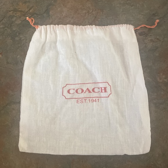 Coach White and Pink Dust Bag EUC - Picture 3 of 4